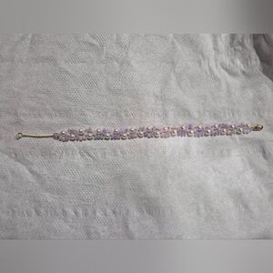 Purple And Pearl Bracelet/Anklet🌸